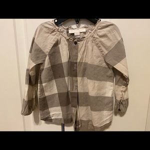 18M Burberry blouse